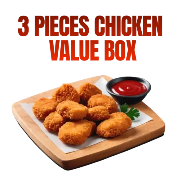 3 Pcs Chicken Value Box